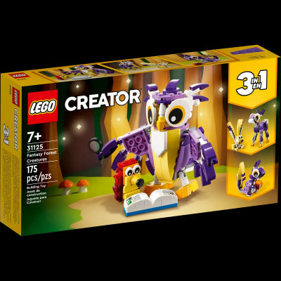 Lego Creator 3 In 1 - Creature Della Foresta Fantasy 31125