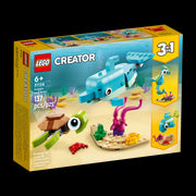 Lego Creator 3 In 1 - Delfino E Tartaruga 31128