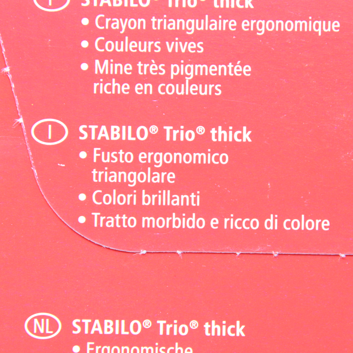 STABILO Trio Thick Maxi – Astuccio da 12 Pastelli Colorati Maxi + Temperino