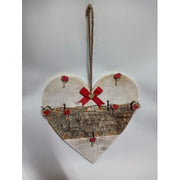 Cuore In Legno Con Foto Personalizzabile