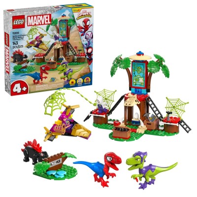 Lego Marvel - Battaglia Con Il Raptor Al Quartier Generale Sull’albero Di Spider-man E Gobby 11200