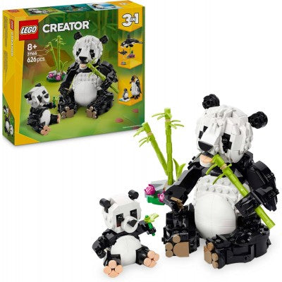 Lego Creator 3 In 1 Animali Selvatici: Famiglia Di Panda - Si Trasforma In Pinguino E Orca