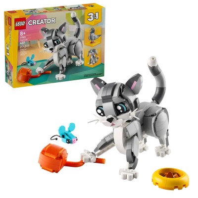 Lego Creator 3 In 1: Gatto Giocoso - Si Trasforma In Piccione O In Cane 31163