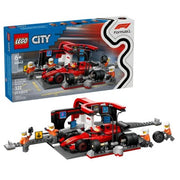 Lego City: Pit Stop E Meccanici Con Monoposto Ferrari F1 60443