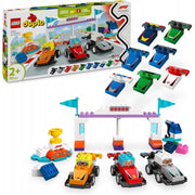 Lego Duplo - Auto Da Corsa E Piloti Team F1 10445