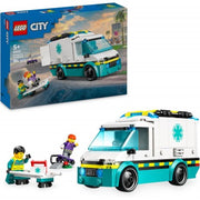 LEGO City Ambulanza di Emergenza Giocattolo con 2 Minifigure - Giochi Educativi per Bambini e Bambine da 5 Anni in su - Idee Regalo per l'Apprendimento per Compleanni e Feste - 60451