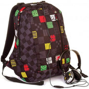 Zaino Seven Double Backpack Emo Boy Con Cuffie In Omaggio- Z00012