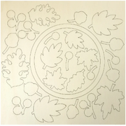Ghirlanda Leaves In Legno Cm 25x25 Spess. 3 Mm Renkalik
