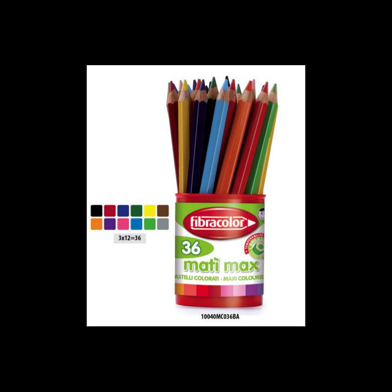 36 Pastelli Mati' Max - Fibracolor