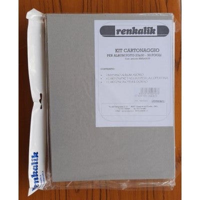 Kit Cartonaggio Per Album Foto 23x30 – 30 Fogli – Avorio