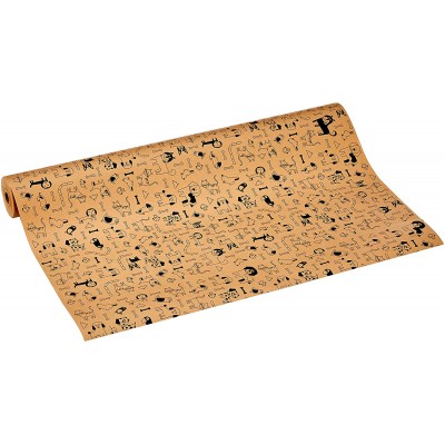 Rotolo Carta Regalo / Carta Kraft Riciclata - Animali
