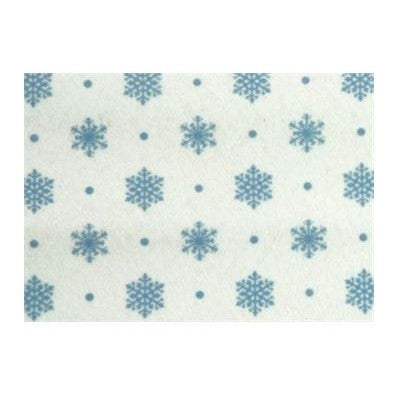 Feltro Stampato “fiocco” – Latte/avio – Renkalik