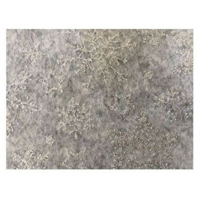 Feltro Stampato “polaris” – Grigio Melange/argento – Renkalik