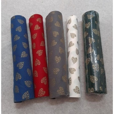 Pannolenci Cuori Oro H 45cm – Colori Assortiti