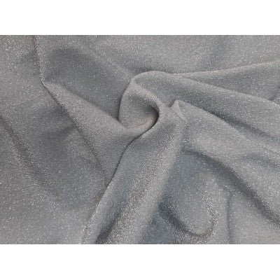 Jersey Lurex Glitter – Argento – 170 X 50 Cm