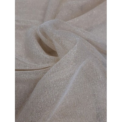 Tulle Glitter Elasticizzato - Oro - 170 X 50 Cm