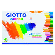Pastelli ad olio Giotto Olio Maxi: astuccio con 48 pz