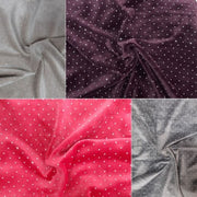 Velluto Stretch Con Strass