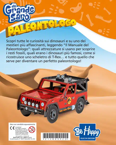 Alla Scoperta Dei Dinosauri, Da Grande Sarò Paleontologo, Con Puzzle 3D – Raffaello