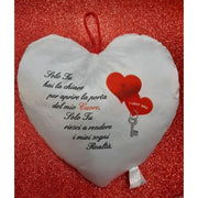 Cuscino Cuore Con Frase D'amore - 1