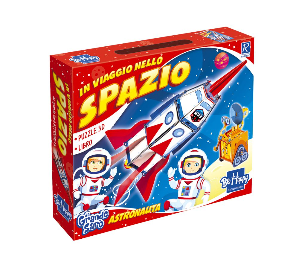 In Viaggio Nello Spazio, Da Grande Sarò Astronauta, Con Puzzle 3D – Raffaello