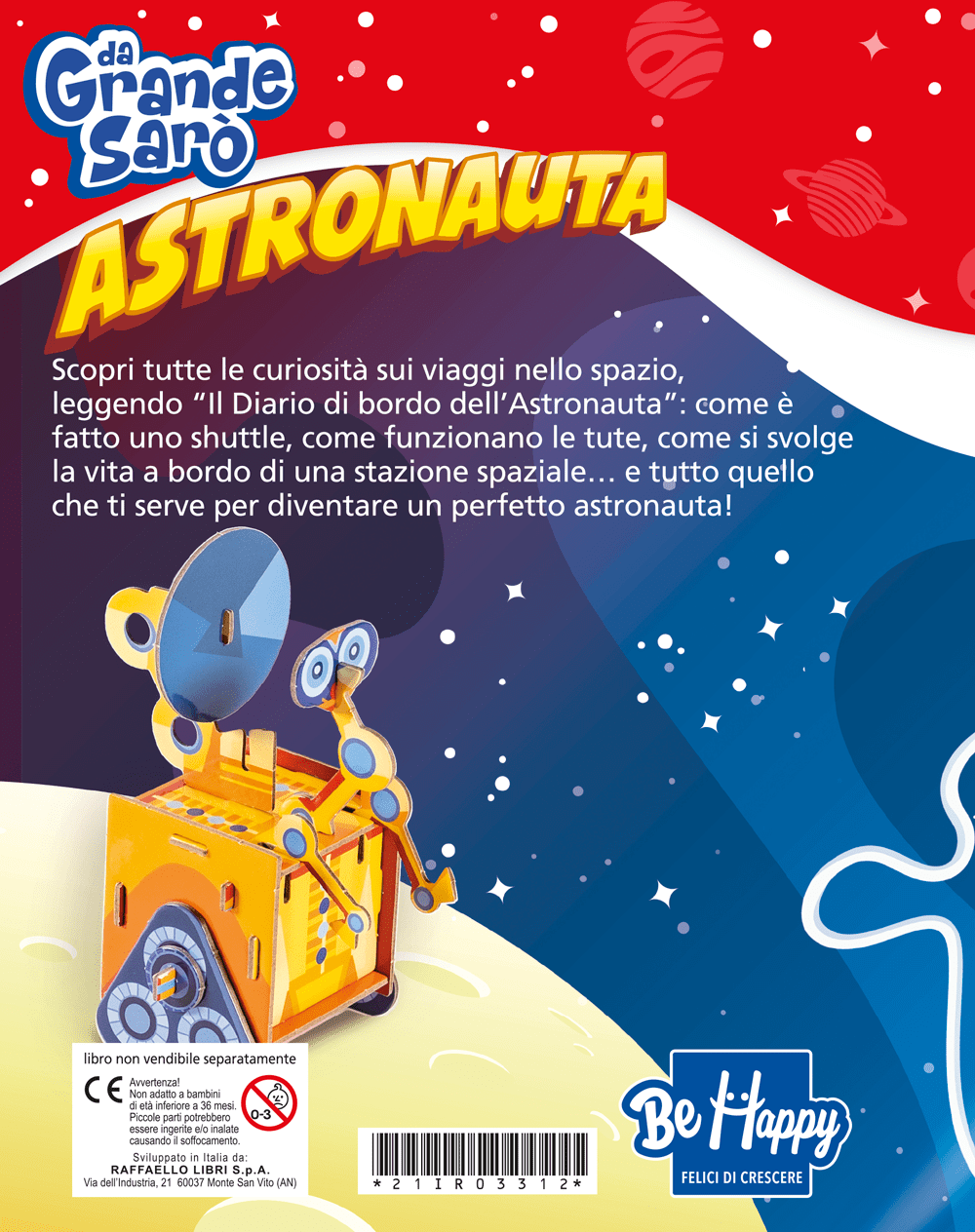 In Viaggio Nello Spazio, Da Grande Sarò Astronauta, Con Puzzle 3D – Raffaello