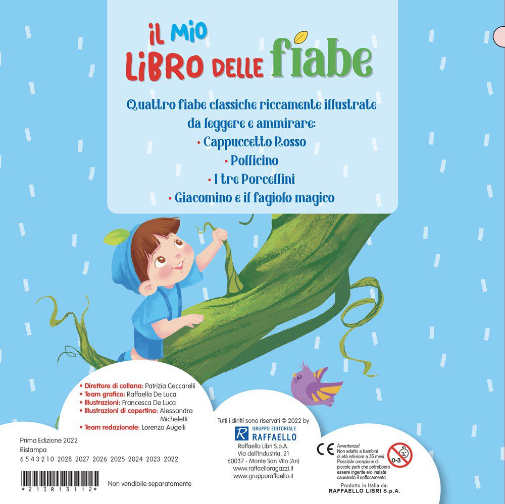 Colora Fiabe, Leggi Gioca E Colora, Con Puzzle – Raffaello