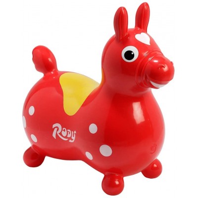 Cavallino Gonfiabile Per Saltare Rody – Rosso Gymnic