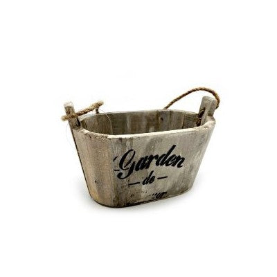 Renkalik Vaso Cachepot In Legno - Lel071