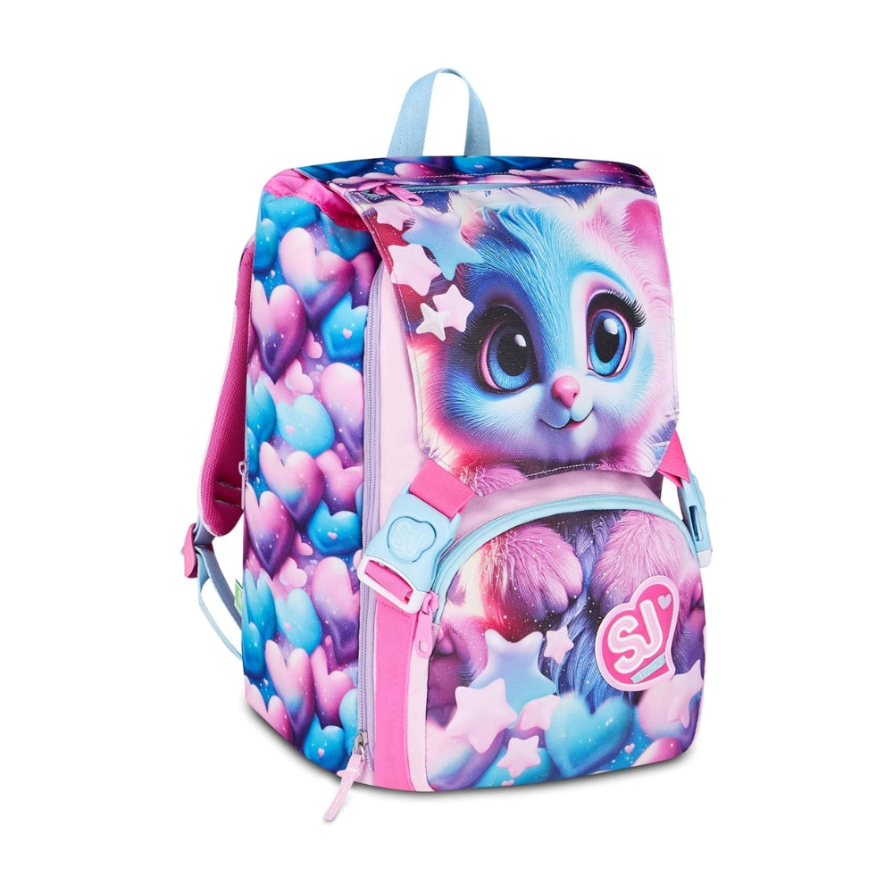 Sj Gang Style Jam Gang Zaino Scuola Estensibile Big Magical Fantasy Girl - Rosa, 24 L