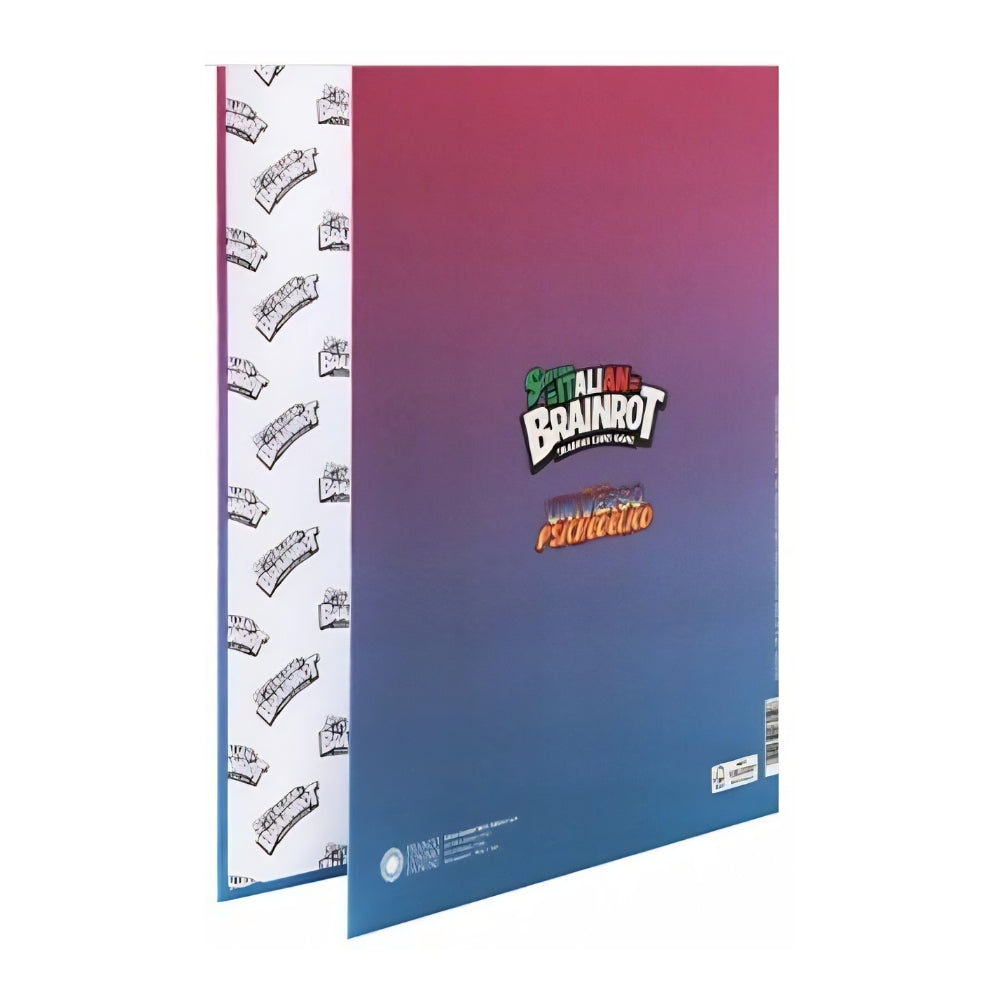 Raccoglitore A4 Skifidol Italian Brainrot Con 4 Anelli 30mm - Fantasie Assortite