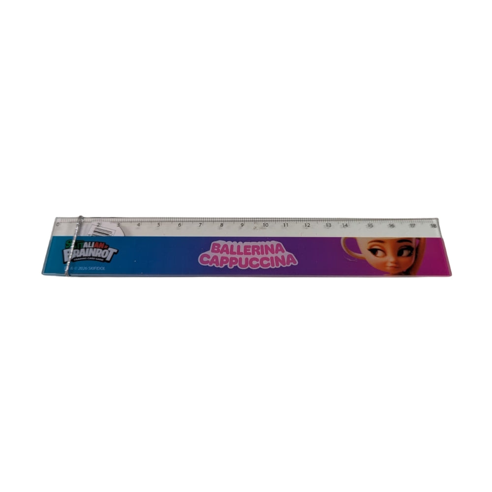 Righello Skifidol Italian Brainrot 18cm - Fantasie Assortite