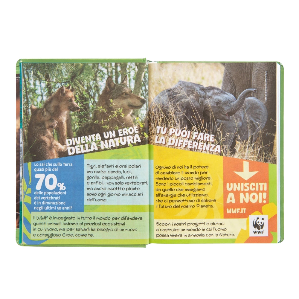 Diario Standard Giornaliero WWF Leone, Datato 2025-2026, 12 Mesi - Franco Cosimo Panini