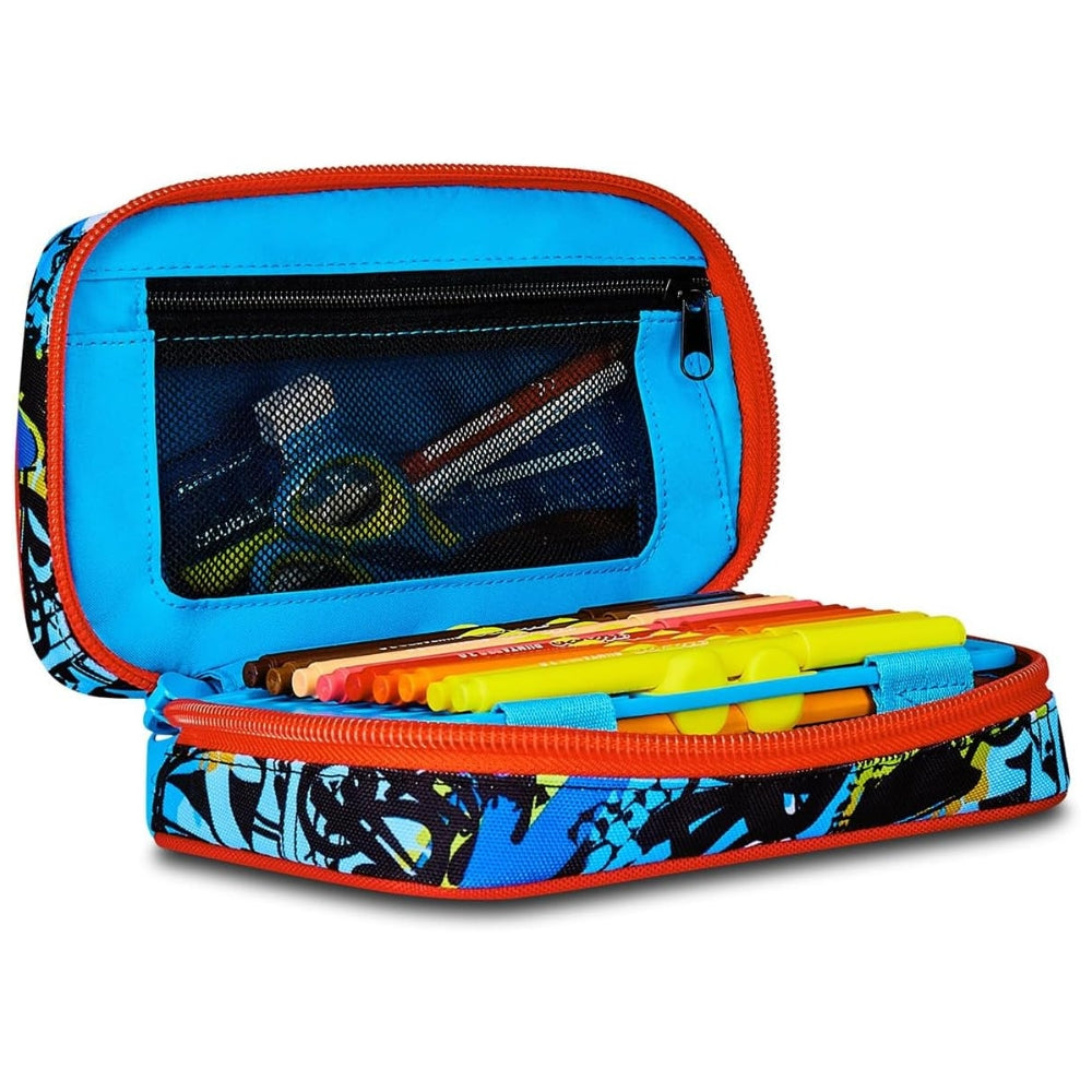 Astuccio Completo 1 Zip Sj Gang Speed Pad New - Fantasys Boy – Blu/Rosso