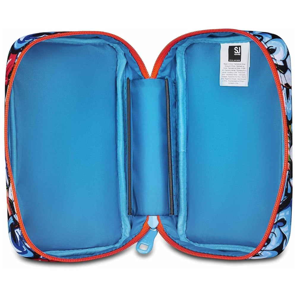 Astuccio Completo 1 Zip Sj Gang Speed Pad New - Tinypatch Boy – Azzurro/Arancione