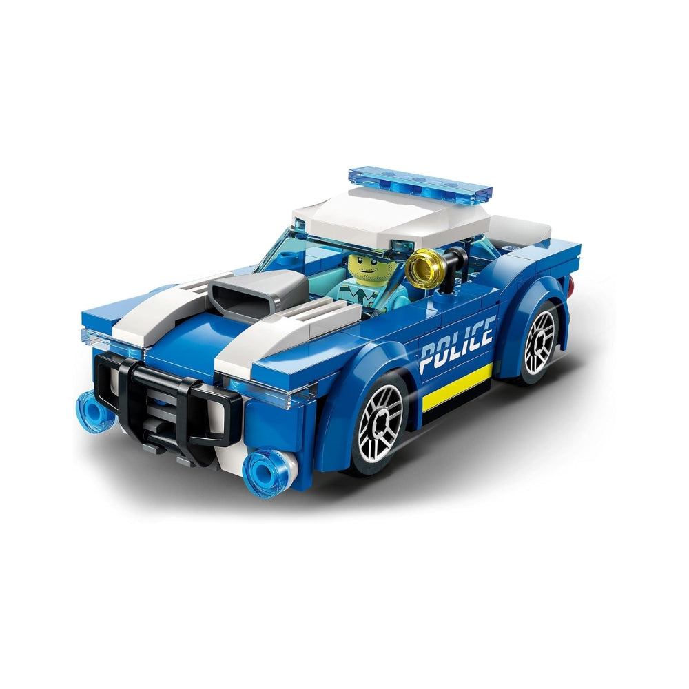 LEGO City Police Auto della Polizia, Set di Costruzione con Minifigure e Macchina Giocattolo per Bambini e Bambine da 5 Anni in su 60312