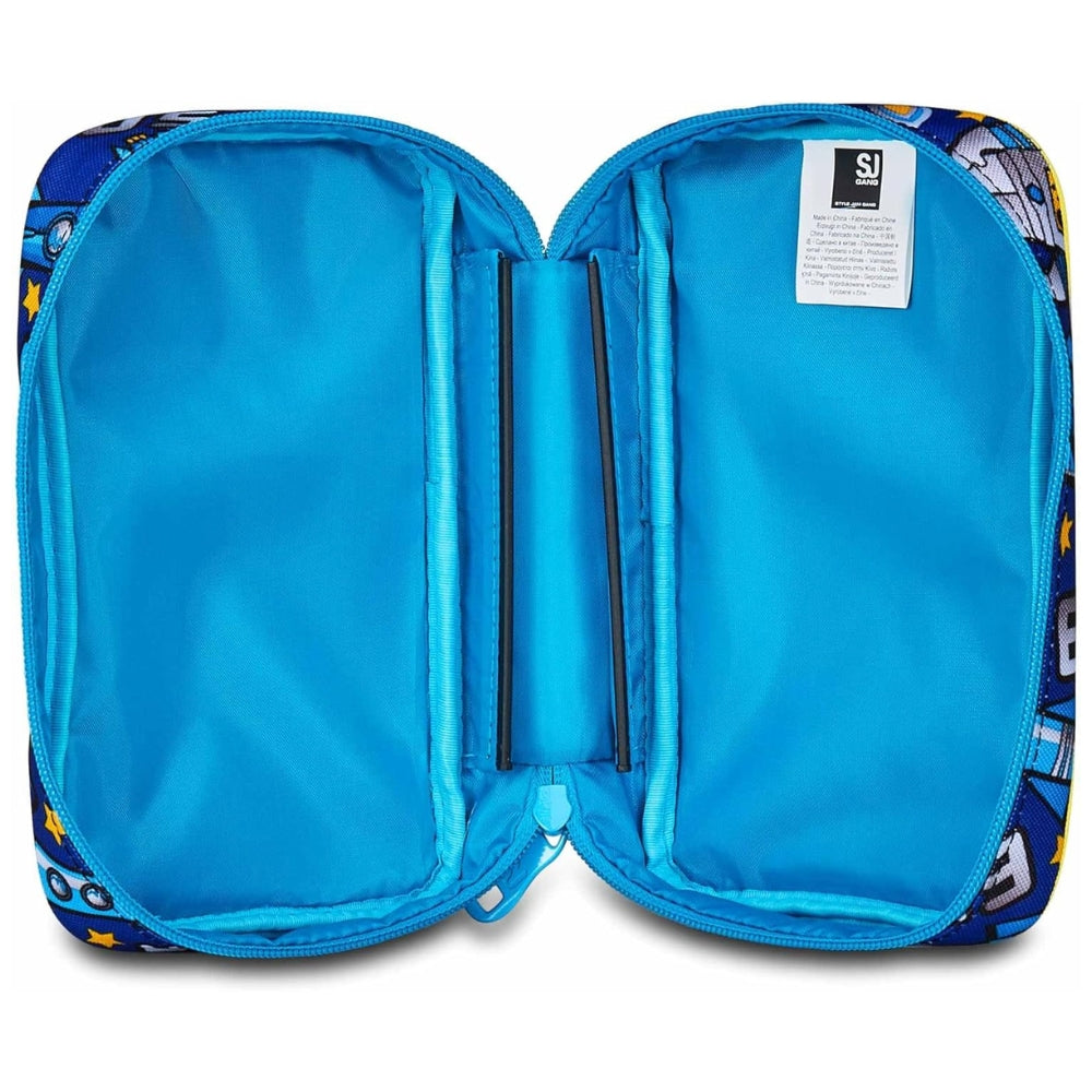 Astuccio Completo 1 Zip Sj Gang Speed Pad New - Flyrocket Boy - Blu/Giallo