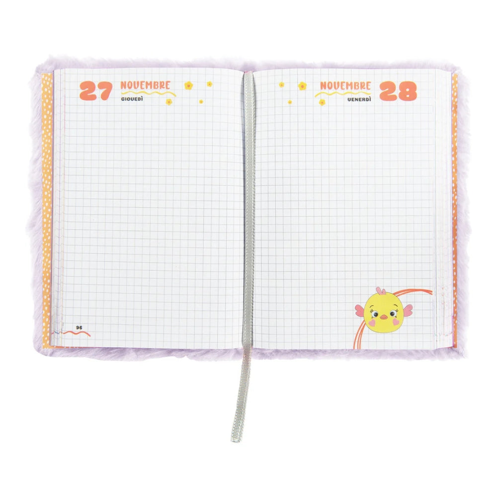 Diario Standard Giornaliero Mofu Mofu Pinguino, Datato 2025/2026, 12 Mesi - Franco Cosimo Panini