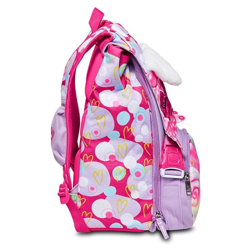 Zaino Estensibile Big SJ Girl Heart Lolly - Rosa/Lilla