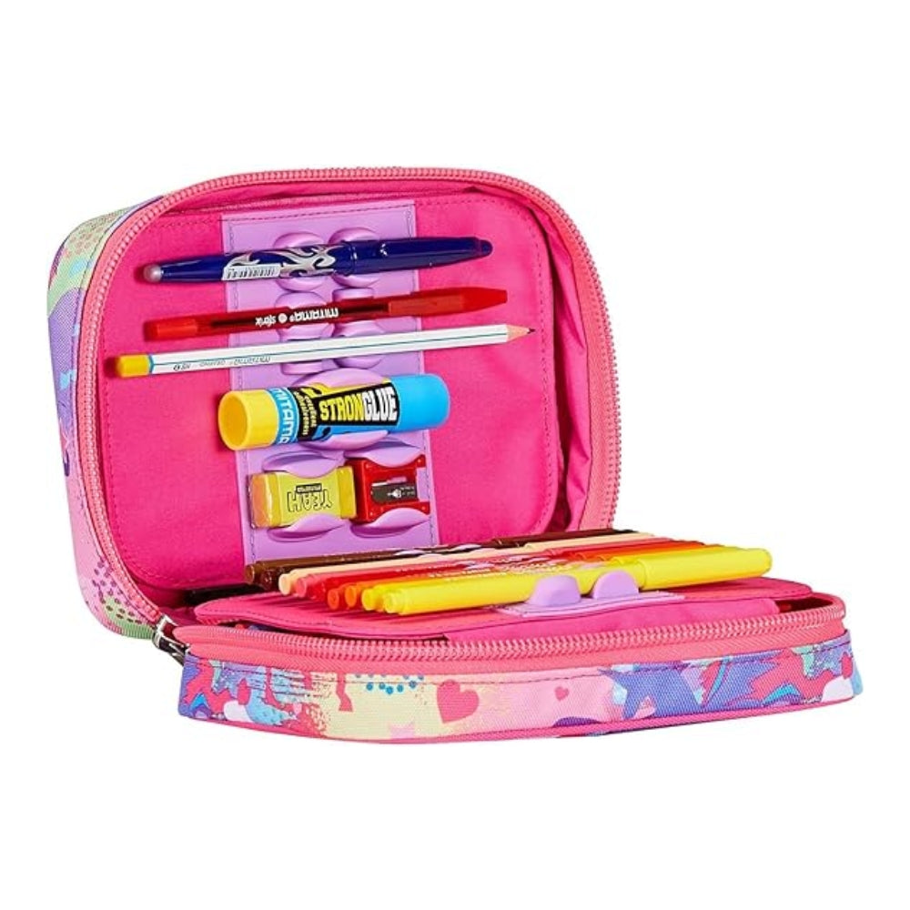 Astuccio Completo 1 Zip SJ Girl Speed Pad Unibraid - Rosa/Fucsia