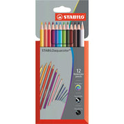 STABILO aquacolor – Matite Colorate Acquerellabili in Scatola di Cartone