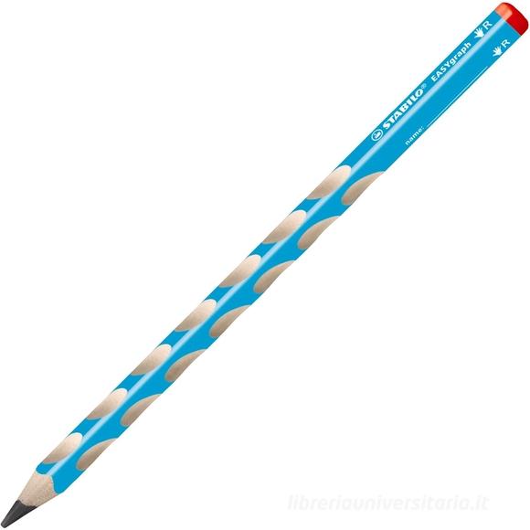 Matita Ergonomica Triangolare STABILO EASYgraph HB Blu per Destrimani