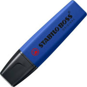 Evidenziatore STABILO BOSS Original Wildflowers Blu Elettrico