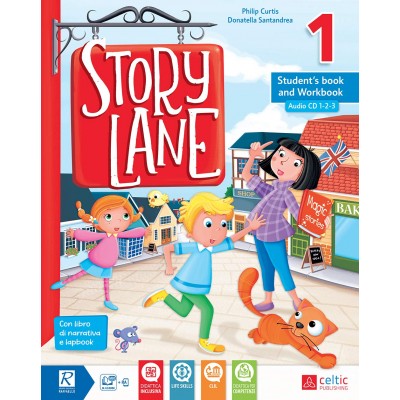 Story Lane 1 Student's Book E Workbook + Libro Di Narrativa + Lapbook