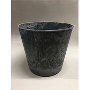 Vaso In Plastica Dura Grigio Effetto Marmo