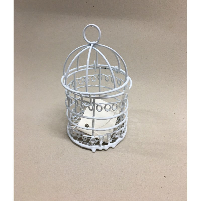 Gabbietta Decorativa In Metallo Piccola