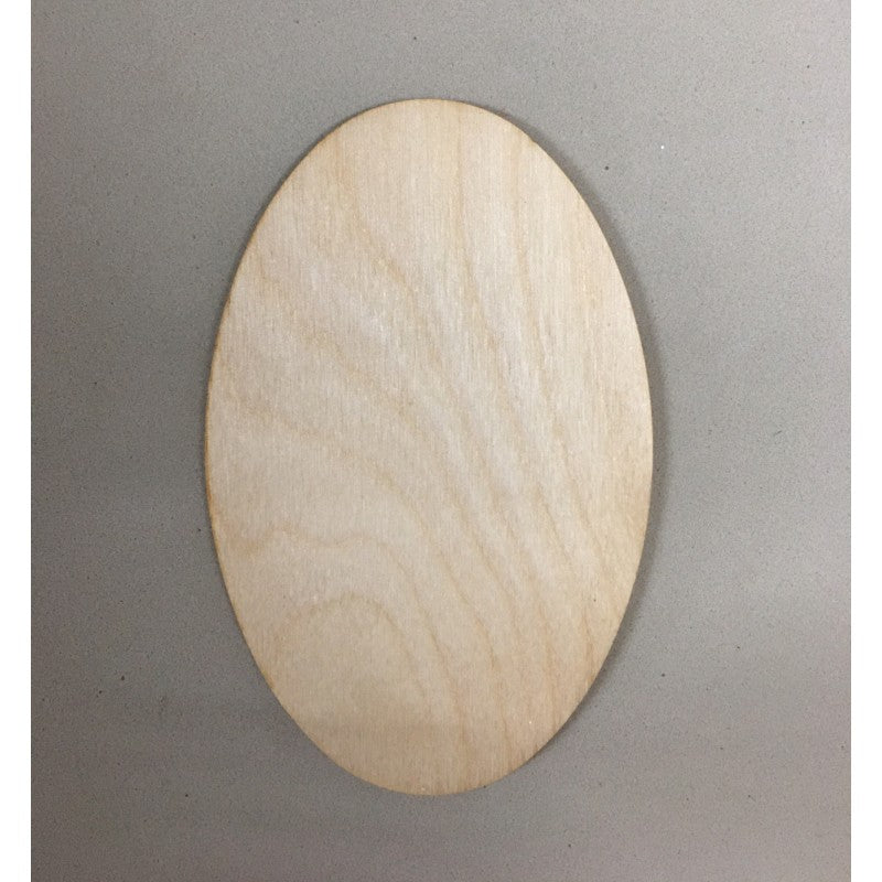 Sagoma Ovale In Legno
