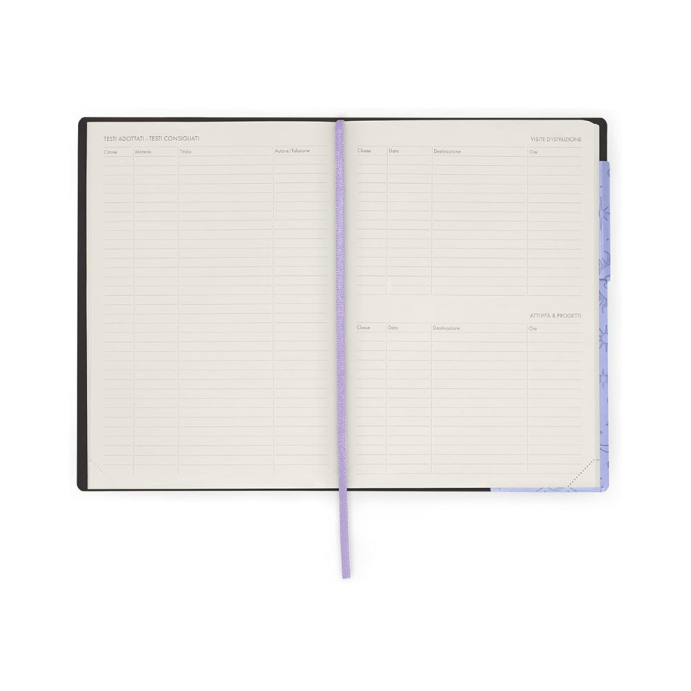 Agenda Del Docente Settimanale Agosto 2026 – Agosto 2027 Legami Large Cosmic Lilac