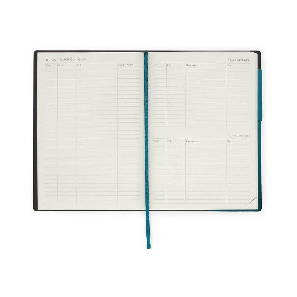 Agenda Del Docente Settimanale 13 Mesi Agosto 2026 – Agosto 2027 Legami Large Deep Teal