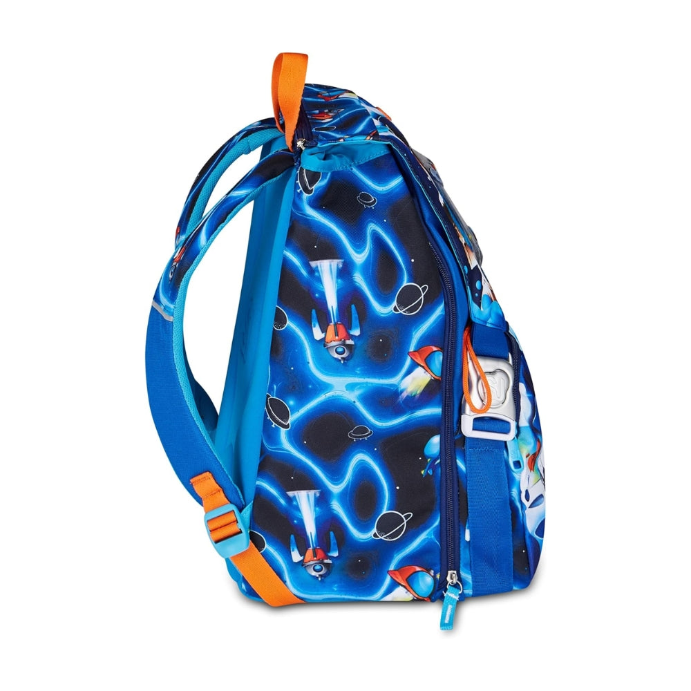 Sj Gang Style Jam Gang Zaino Scuola Estensibile Big Space Led Boy – Blu, 24 L